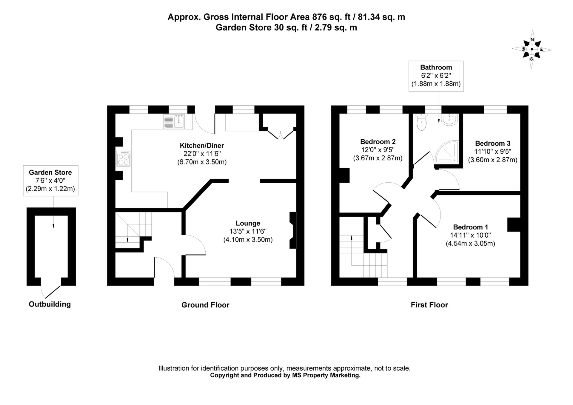 Floor Plan - Bad Bargain Lane, York