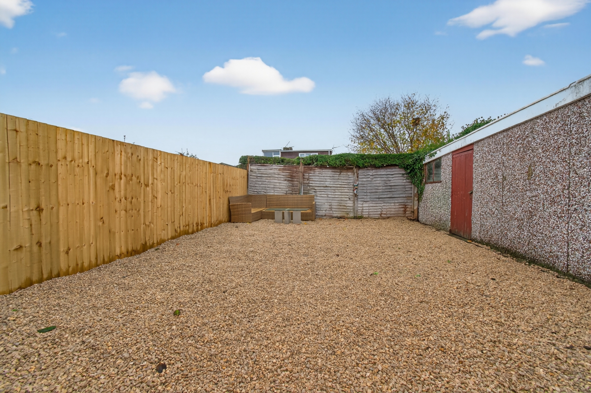 Rear Garden & Garage