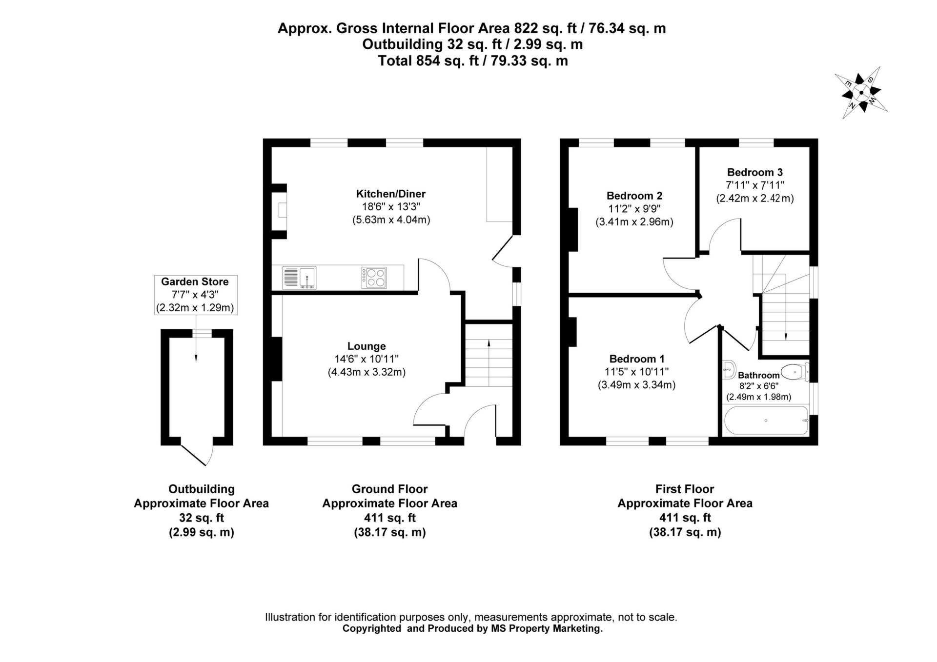 Floor Plan - Hadrian Ave, York