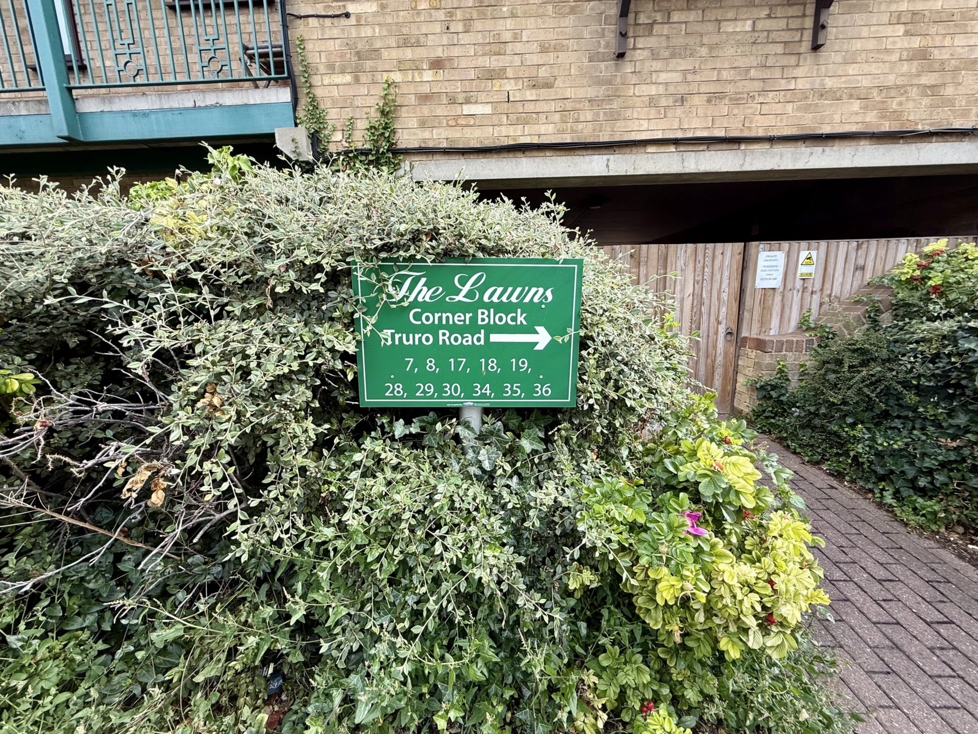 Entrance - Truro Road