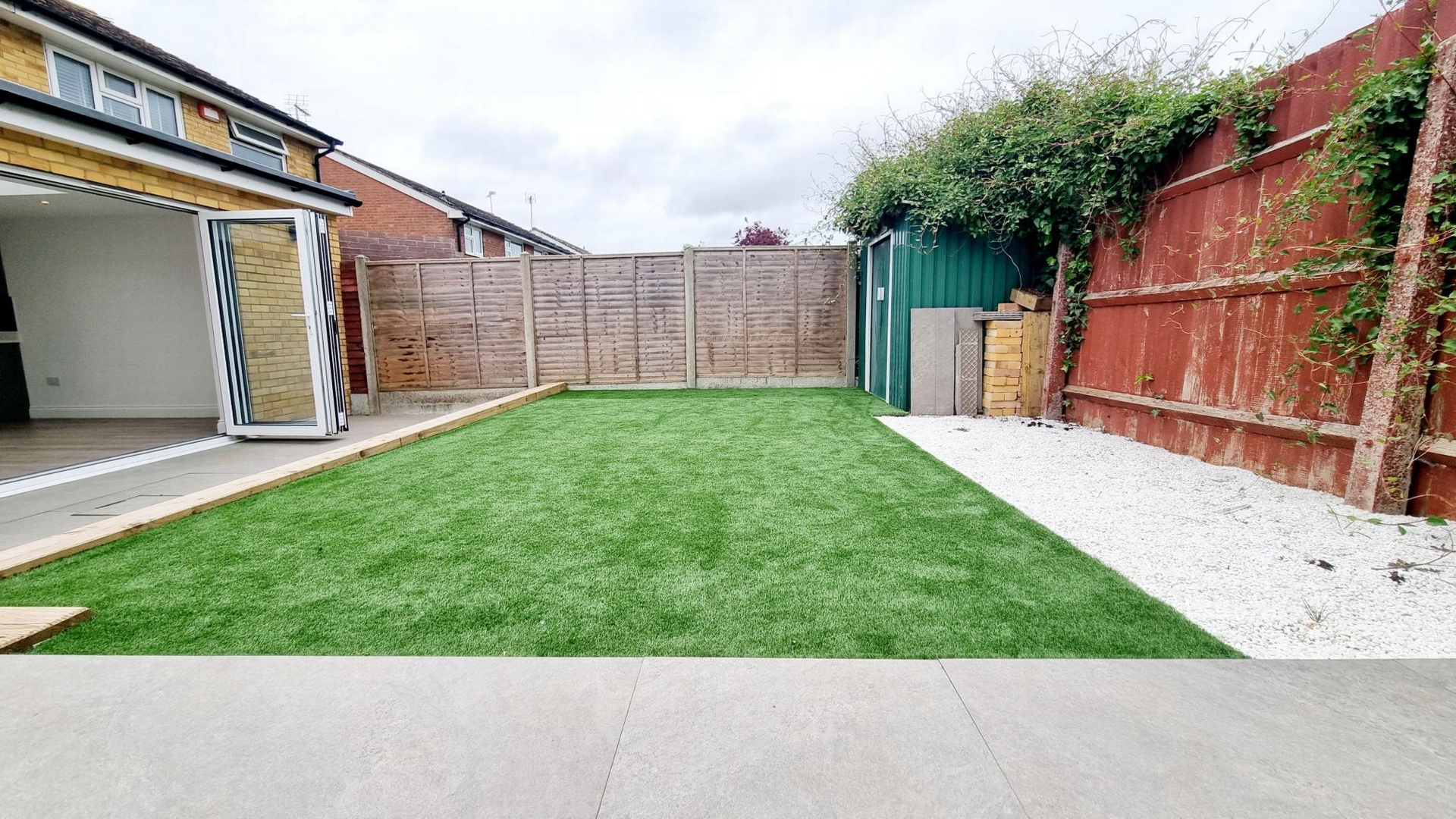 Raised Rear Garden