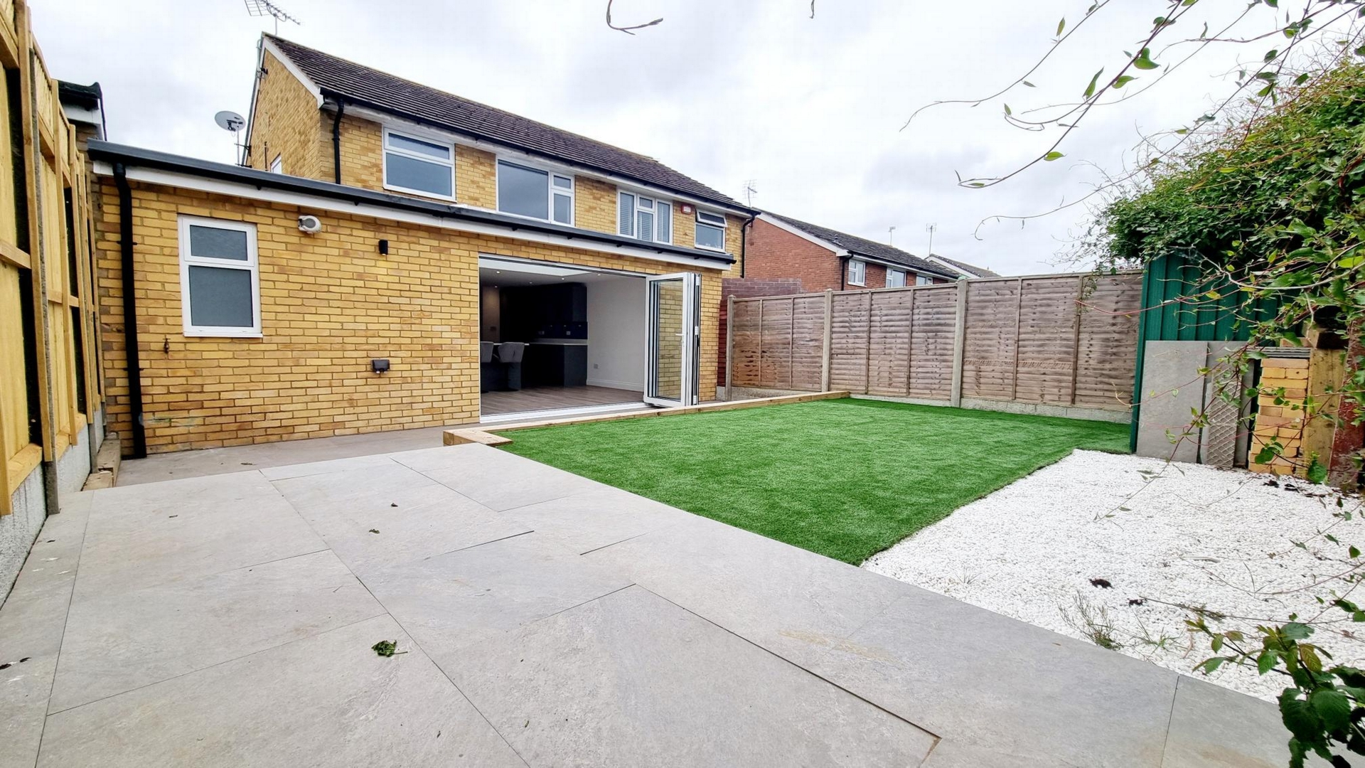 Raised Rear Garden