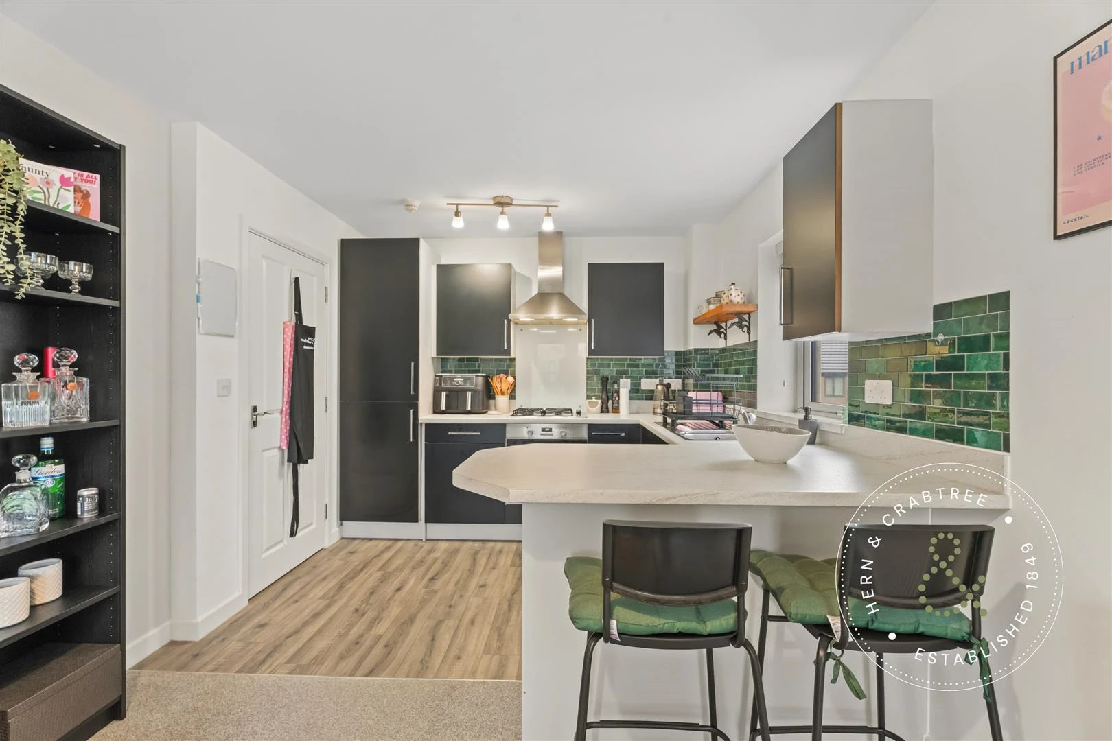 Open plan kitchen/lounge
