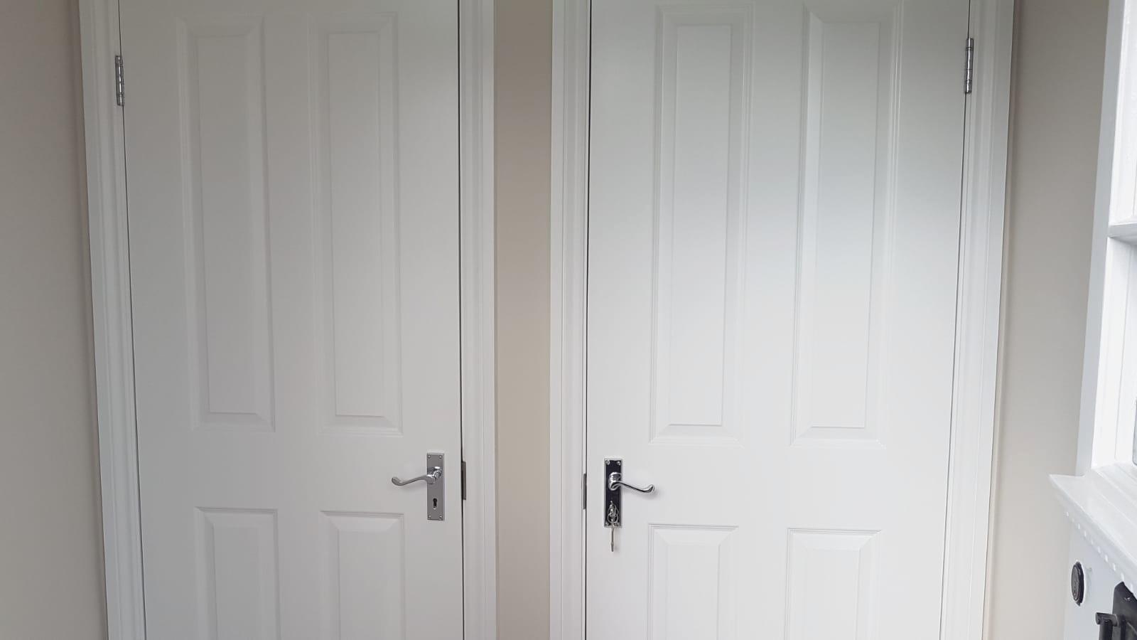 Flat entrance doors
