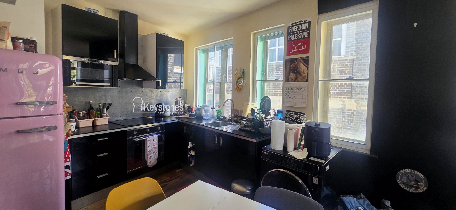Open-plan kitchen