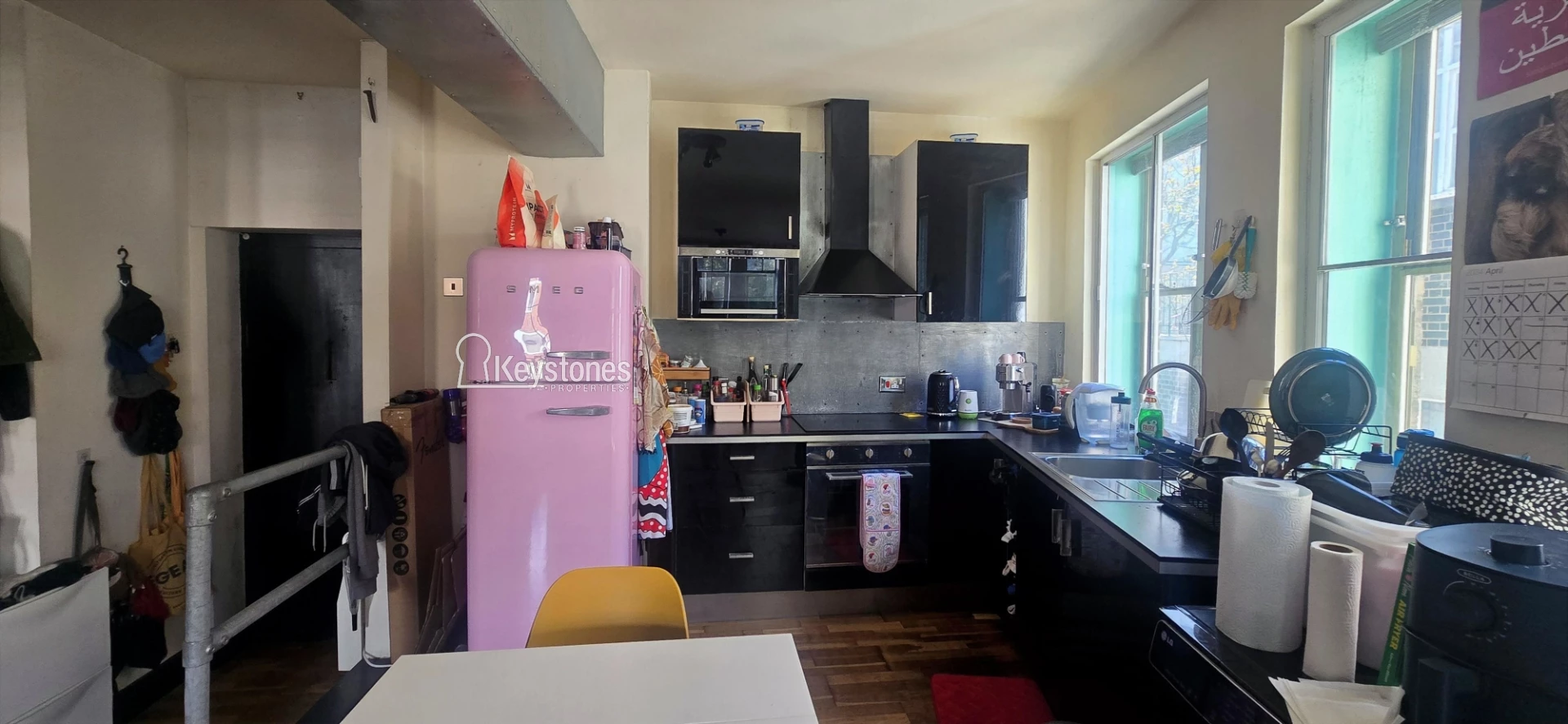Open-plan kitchen
