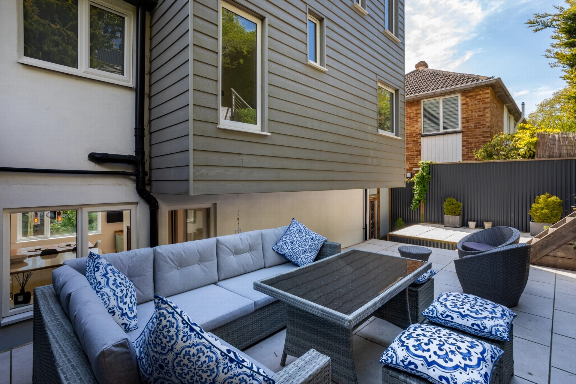 Terrace from kitchen