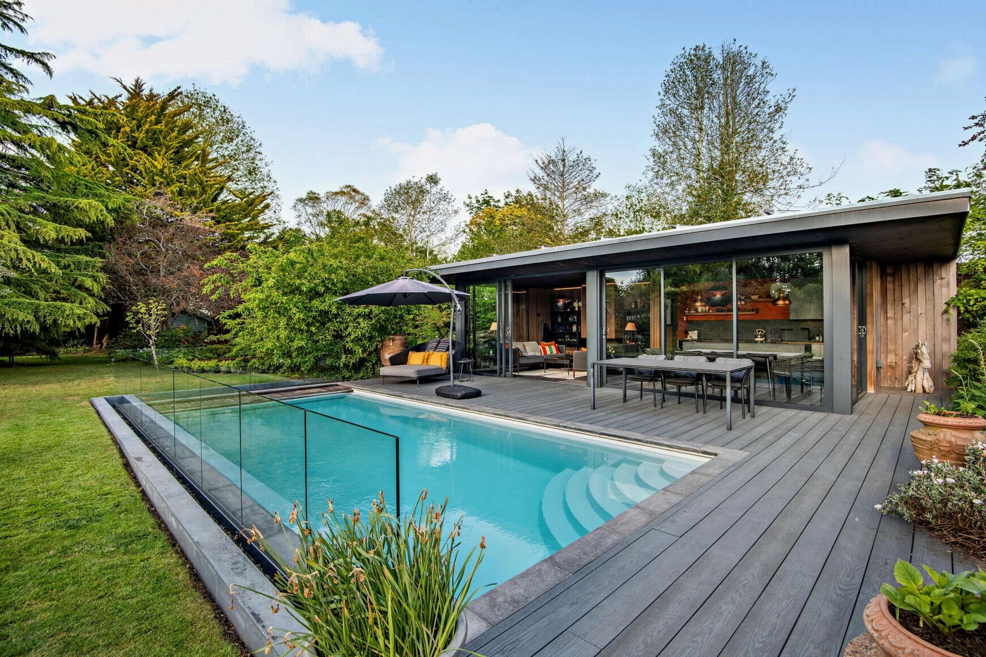 Heated pool