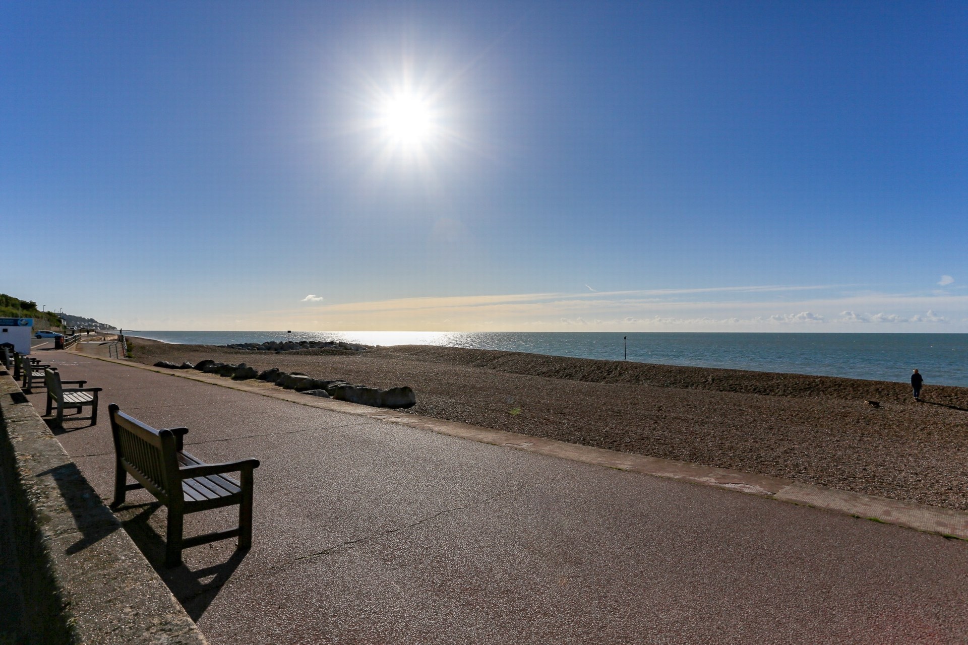 The beach