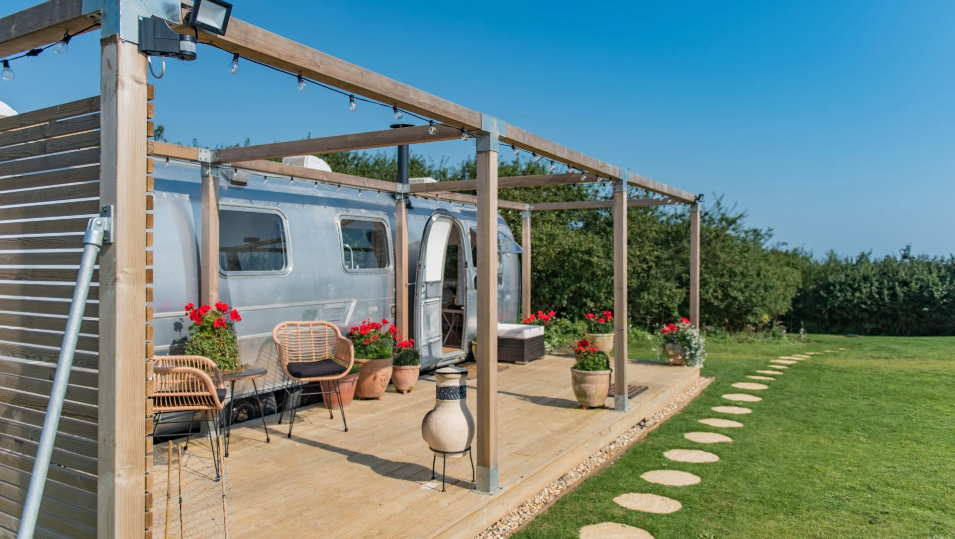 Airstream terrace