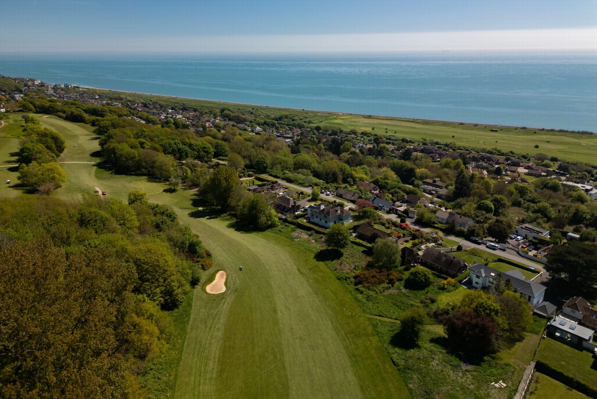 From the golf course