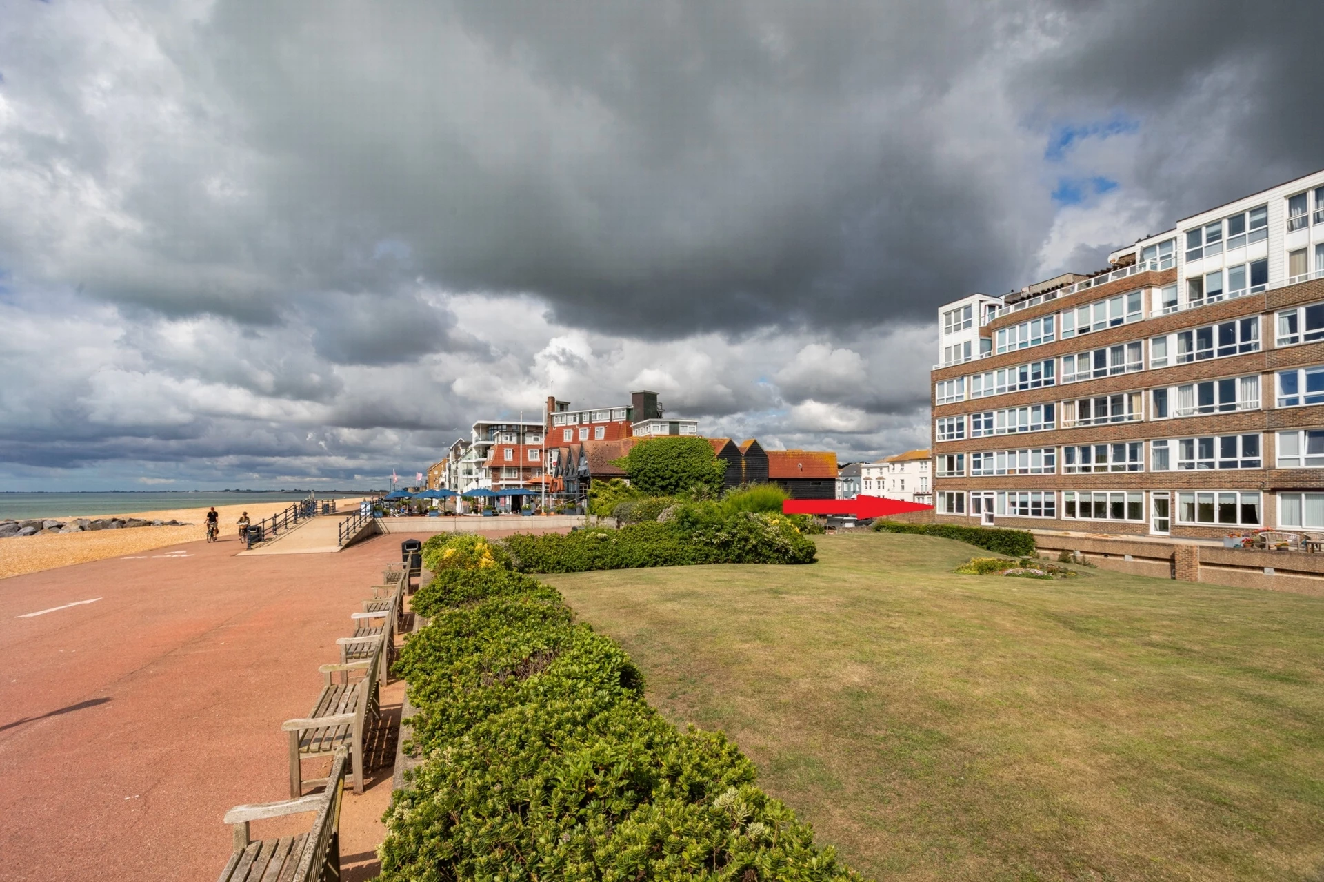 From the promenade