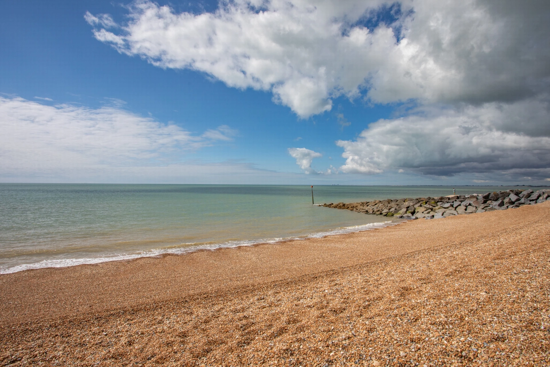 The beach