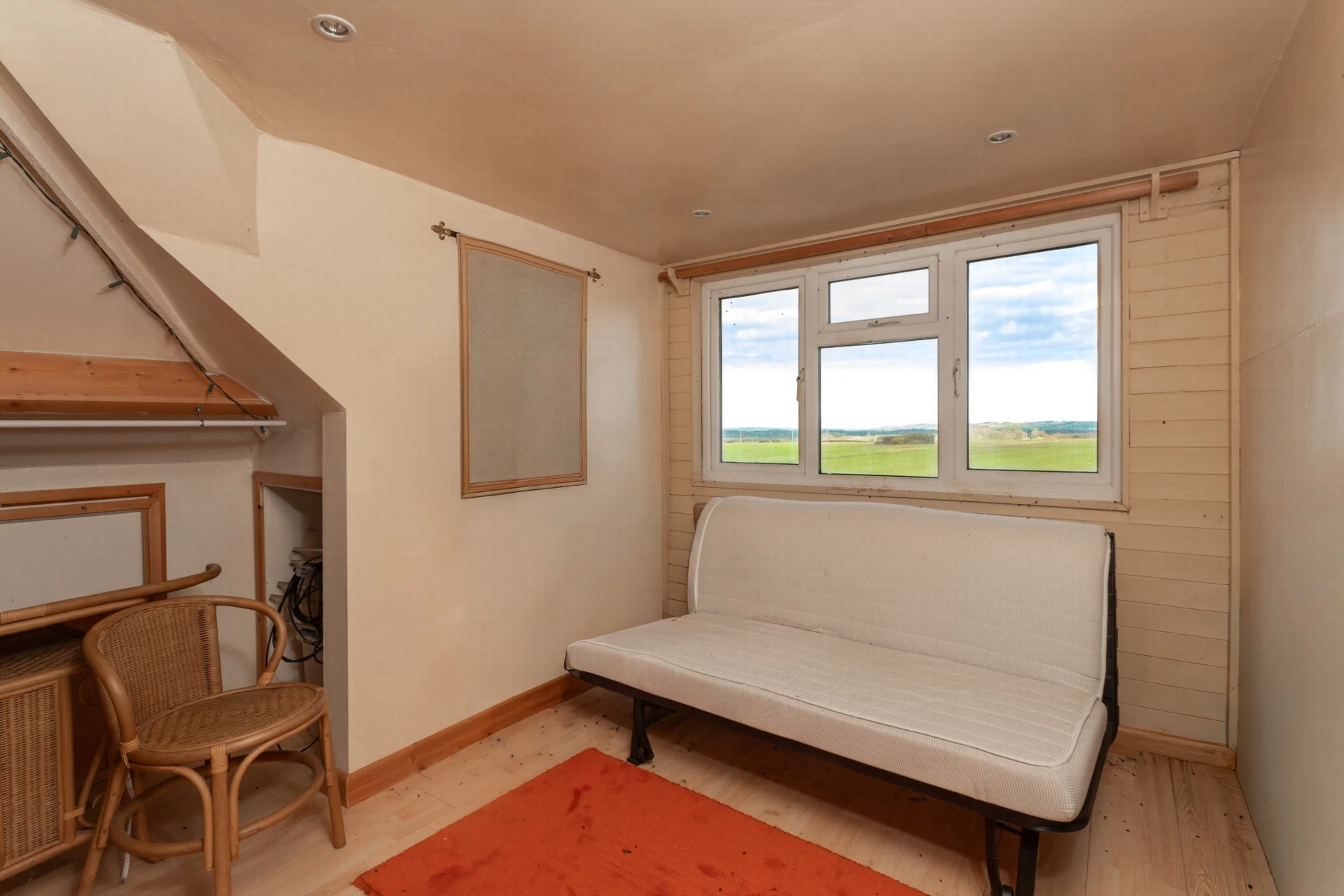 Attic bedroom