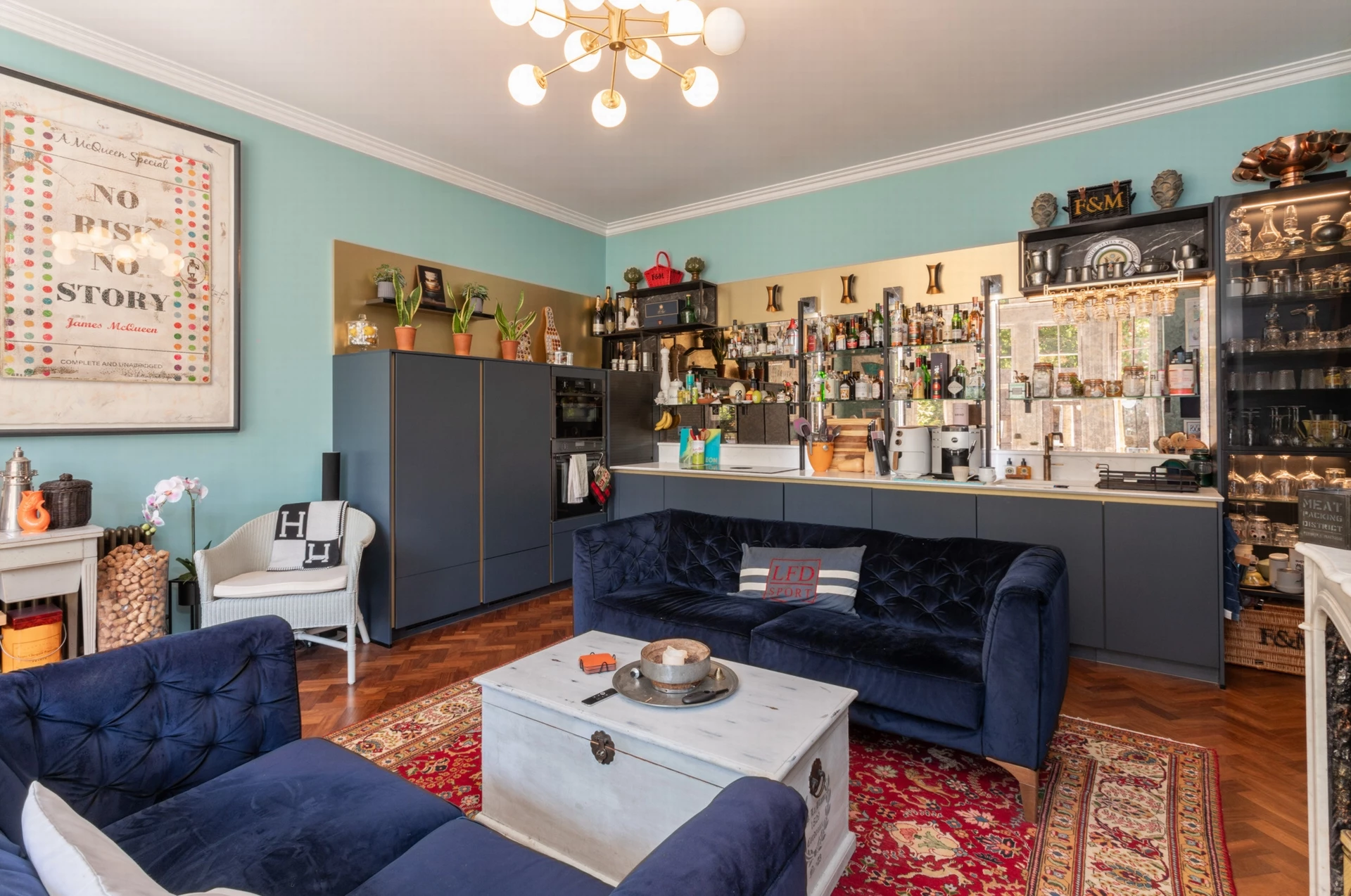 Open plan living space