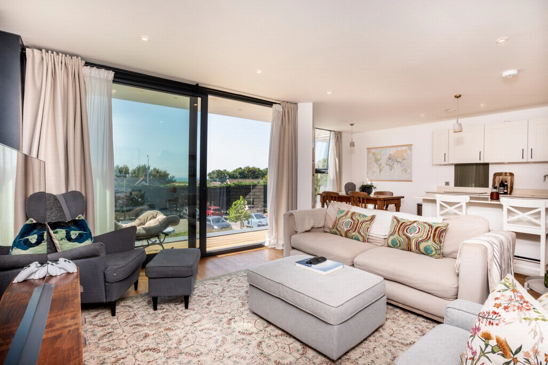 Open plan living space