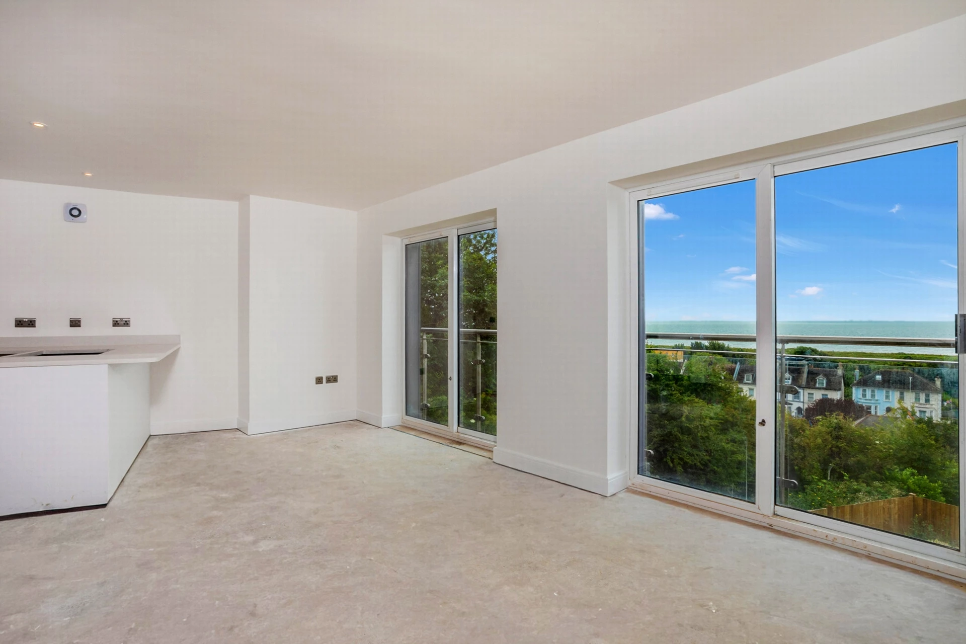 Open plan living space