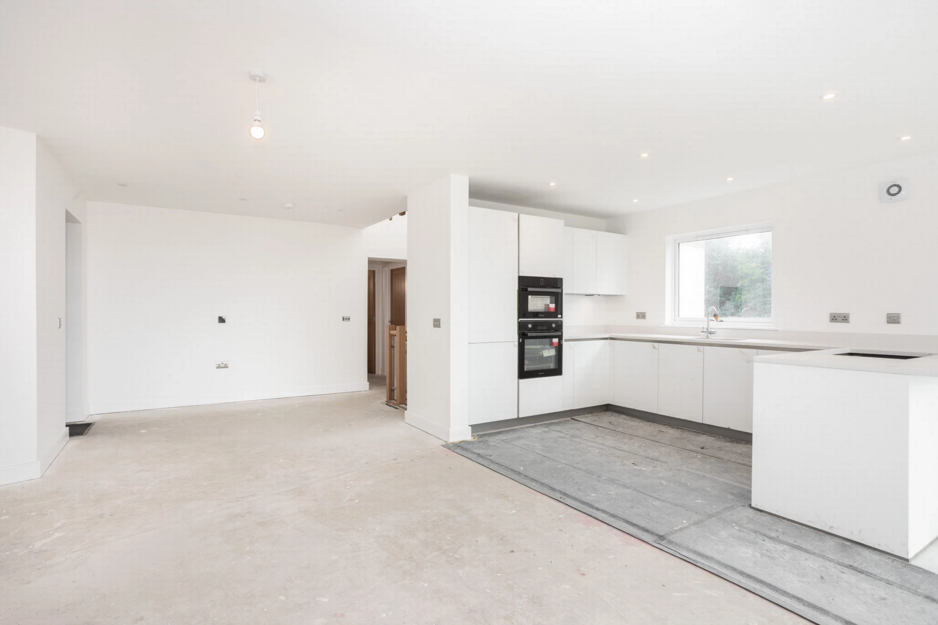 Open plan living space