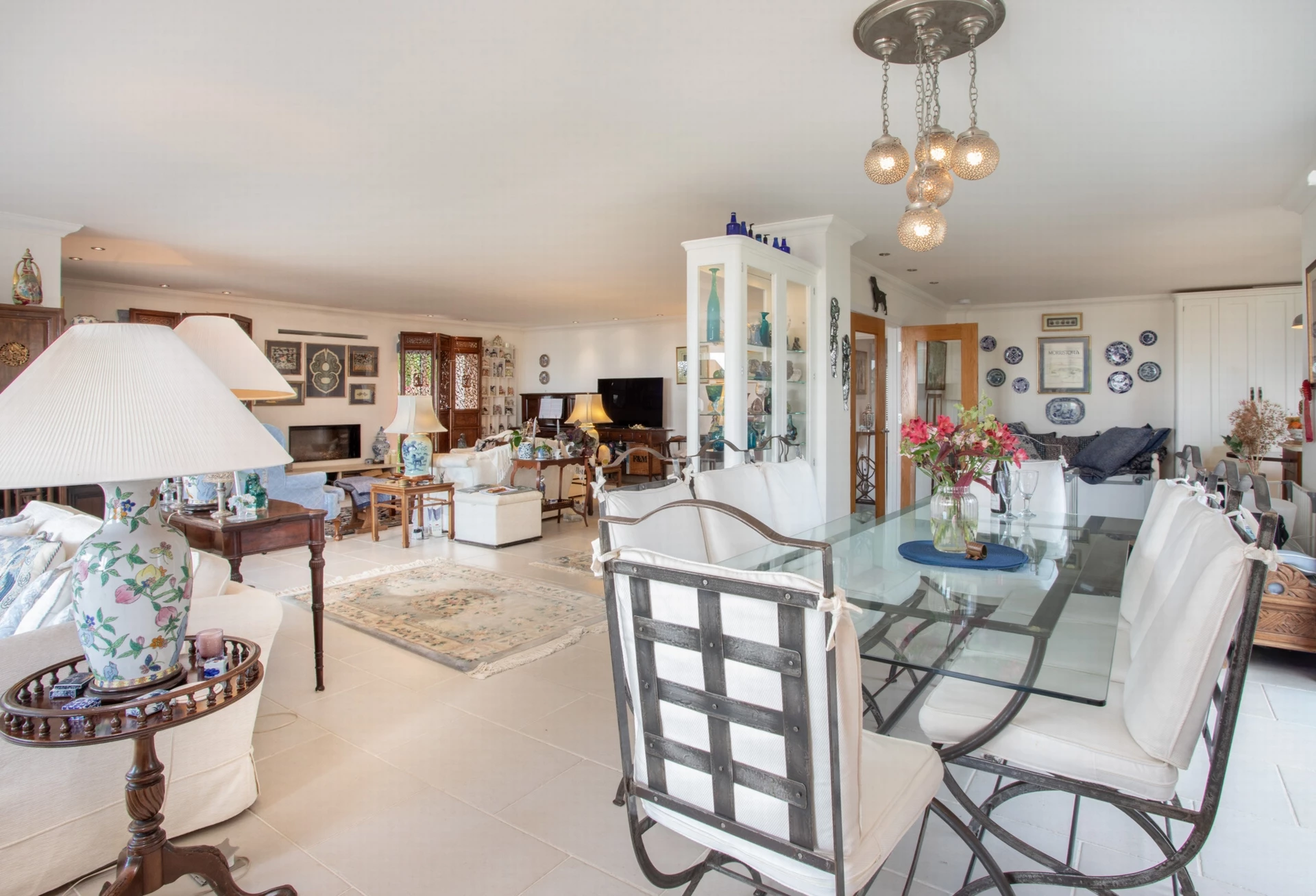 Open plan living spaces