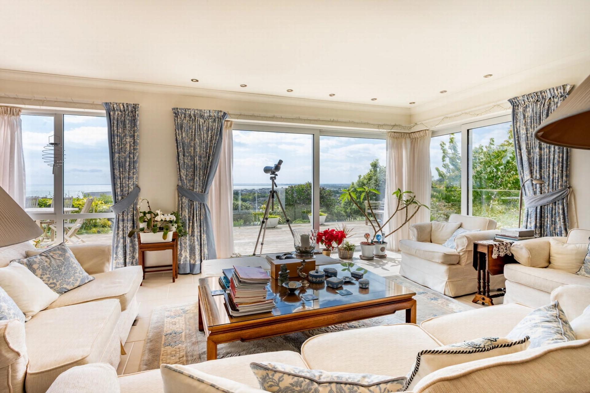 Open plan living spaces