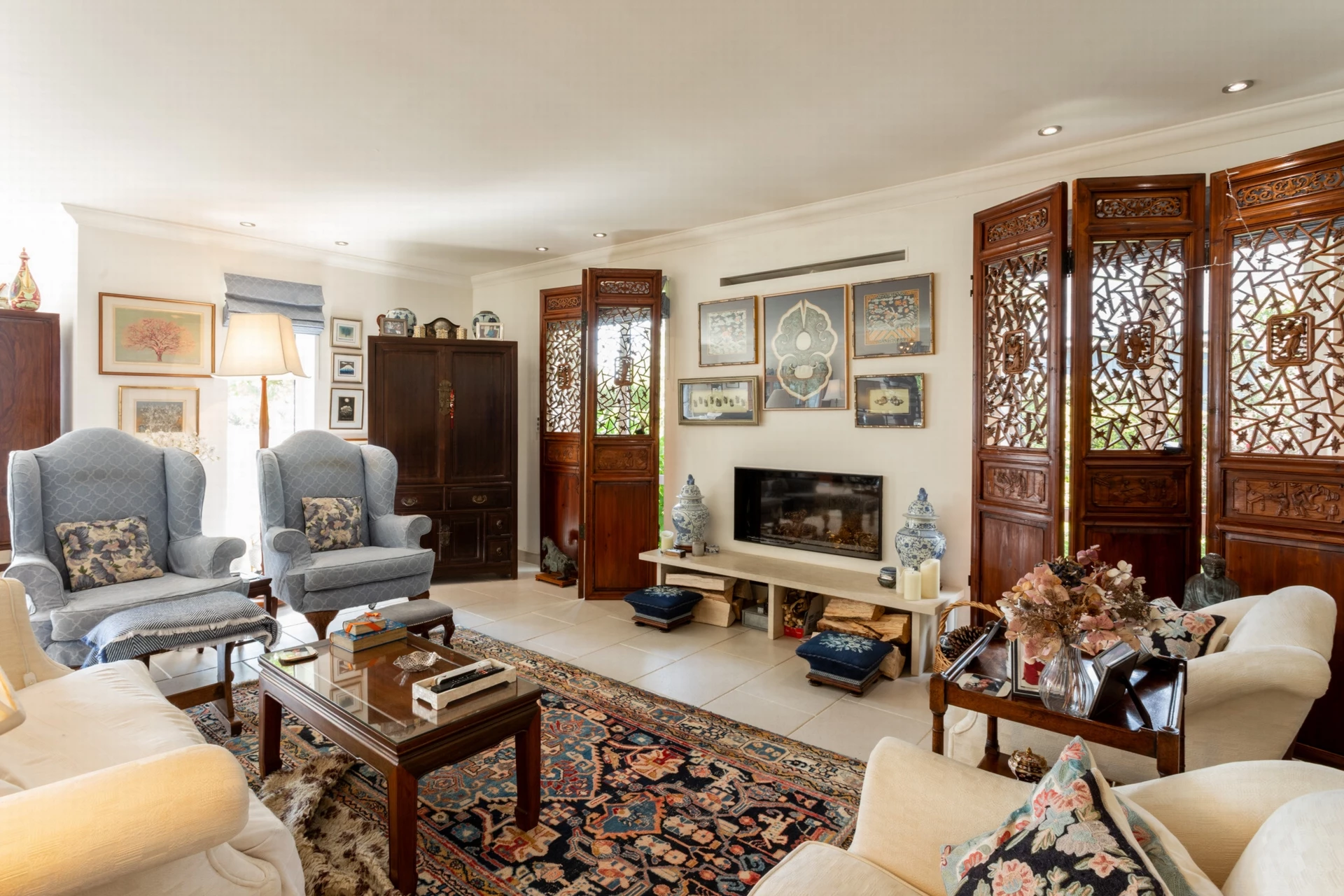 Open plan living spaces