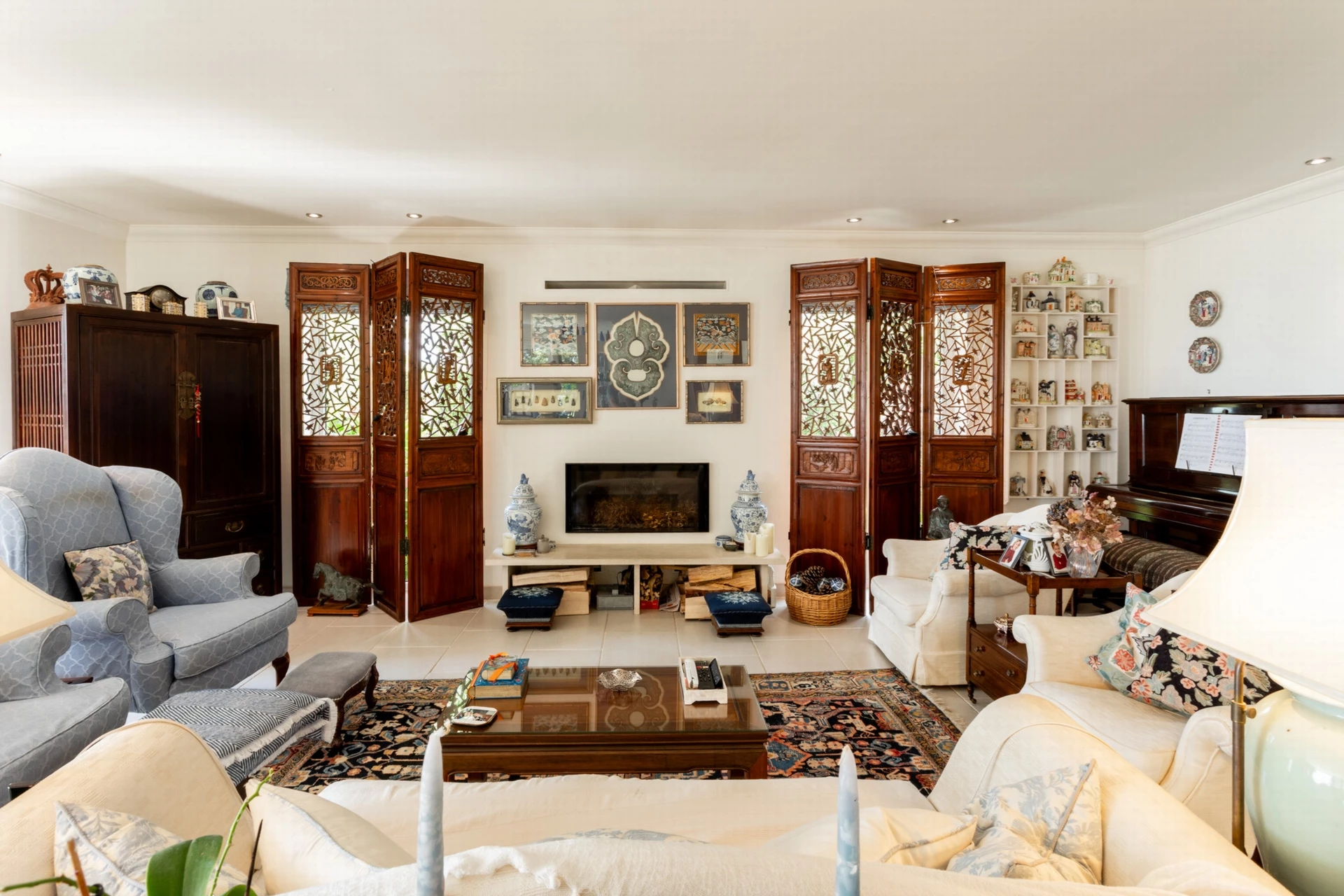 Open plan living spaces