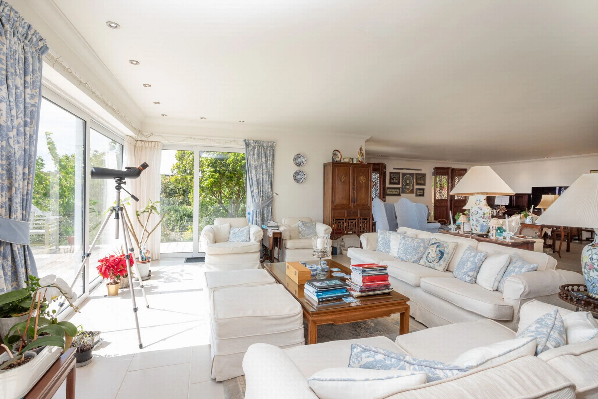Open plan living spaces