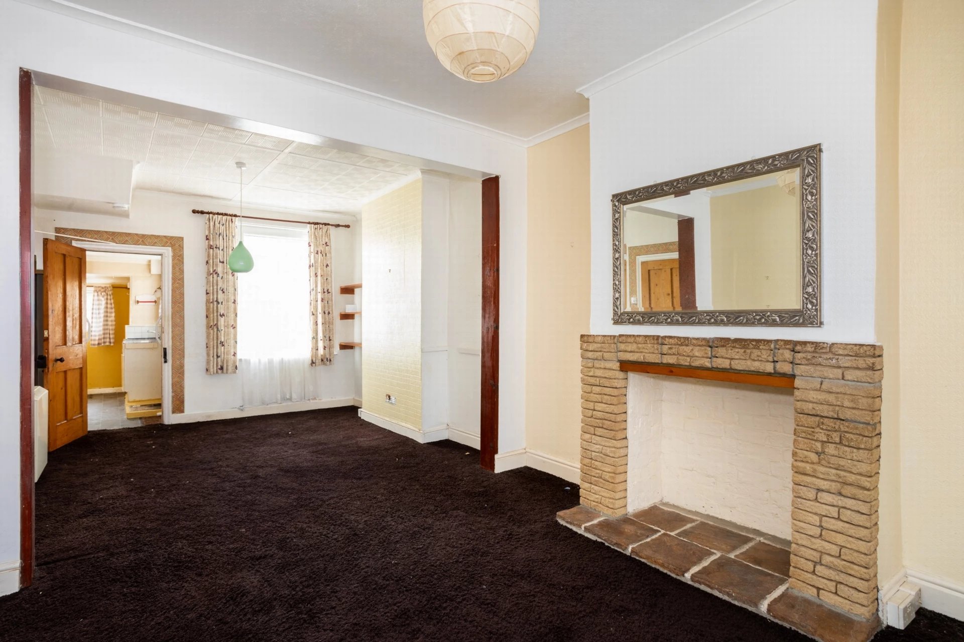 Open to dining room