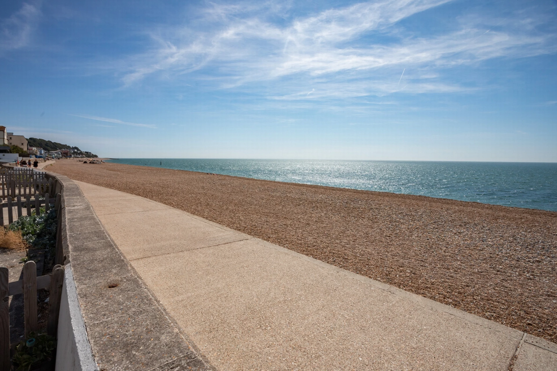 The beach