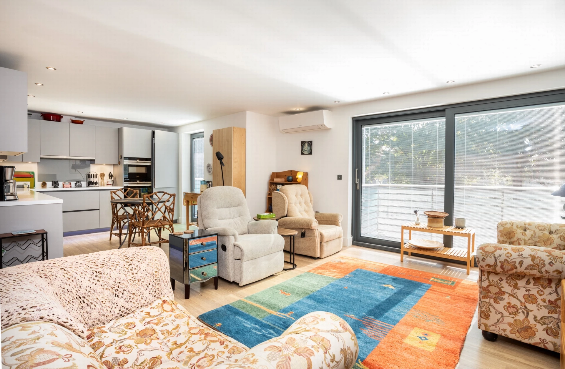 Open plan living space
