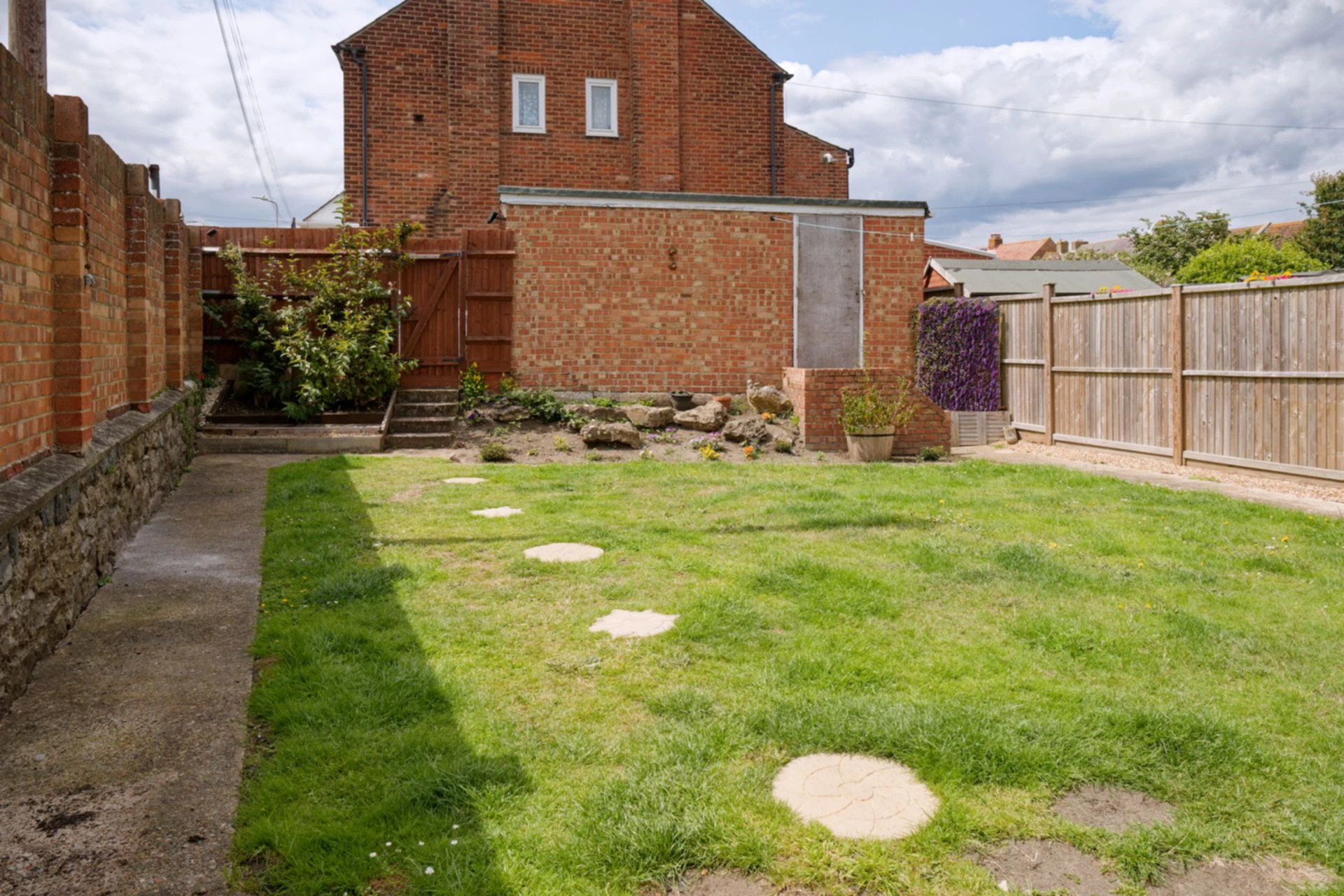 Garden top view