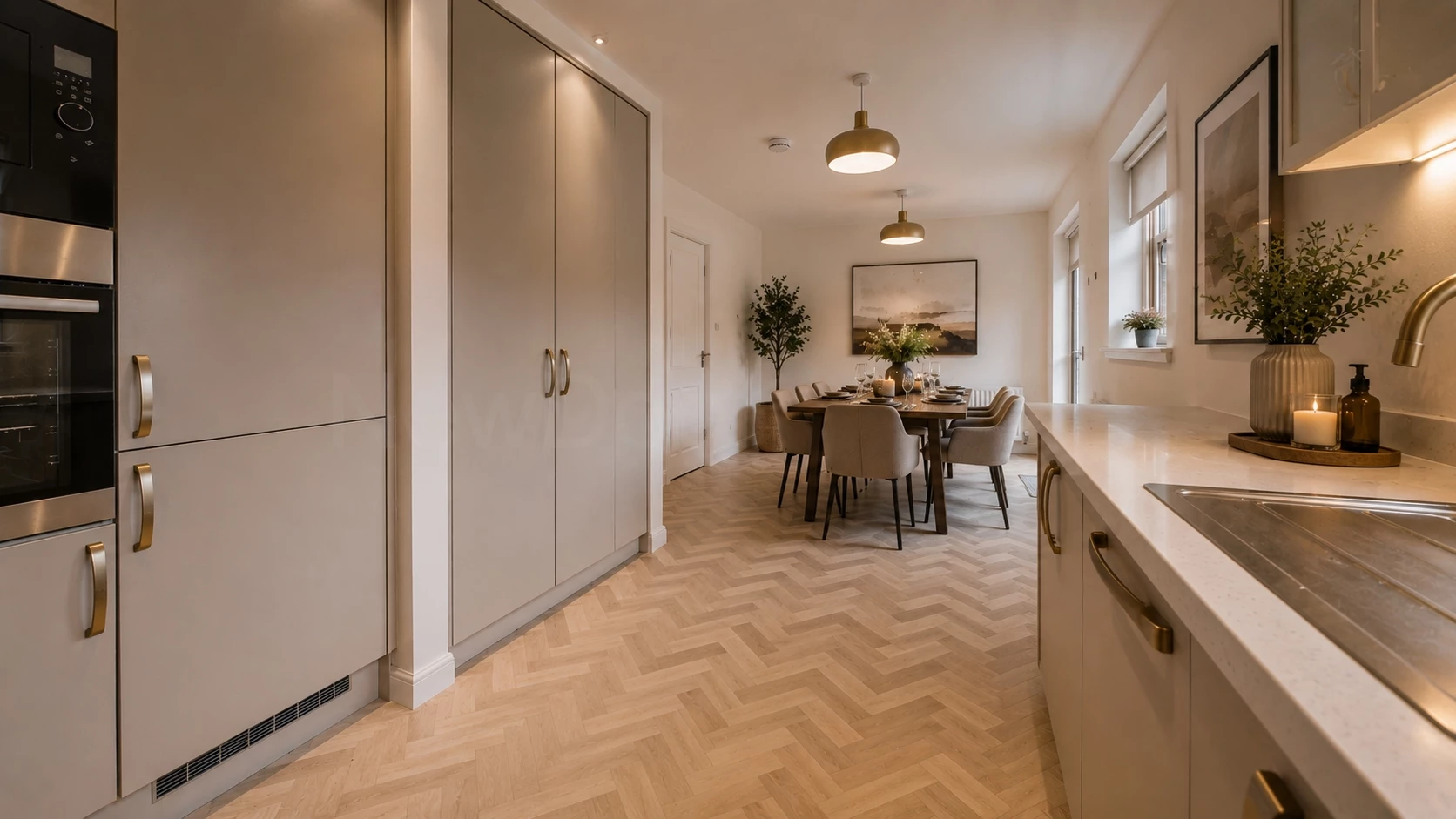 Digitally Altered Kitchen