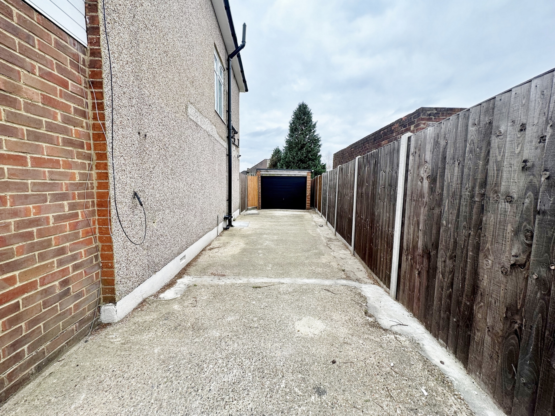 Driveway to Garage