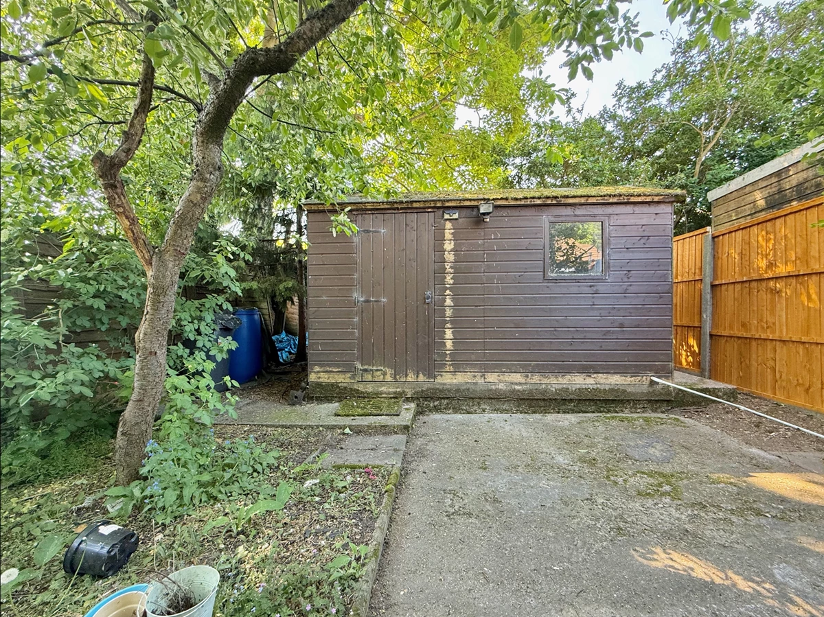 Rear Storage Shed