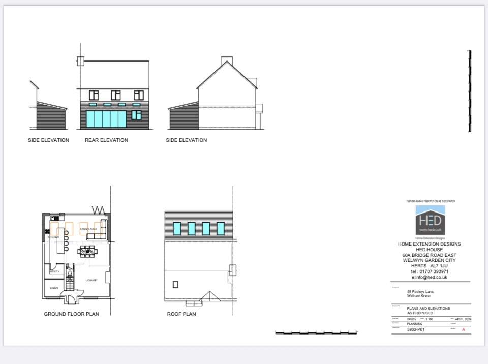 Pooleys Lane Welham Green North Mymms AL9
