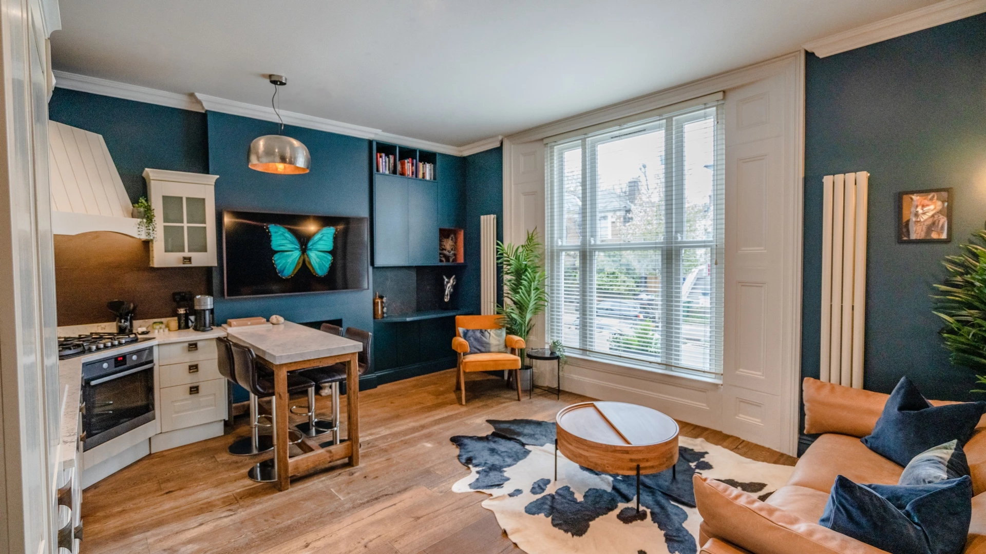 Interior of a property in Islington showing period features