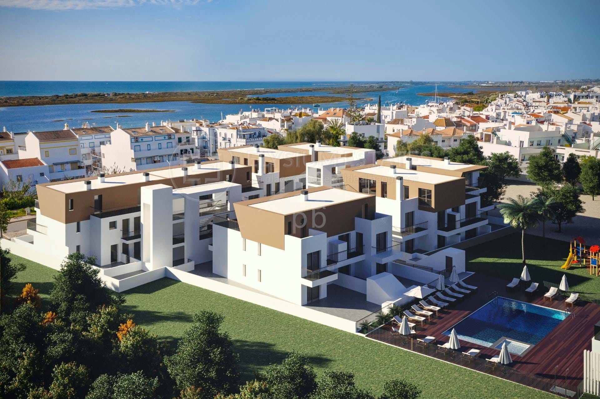 A0709 - Luxury New Build Apartments with Pool Cabanas Tavira