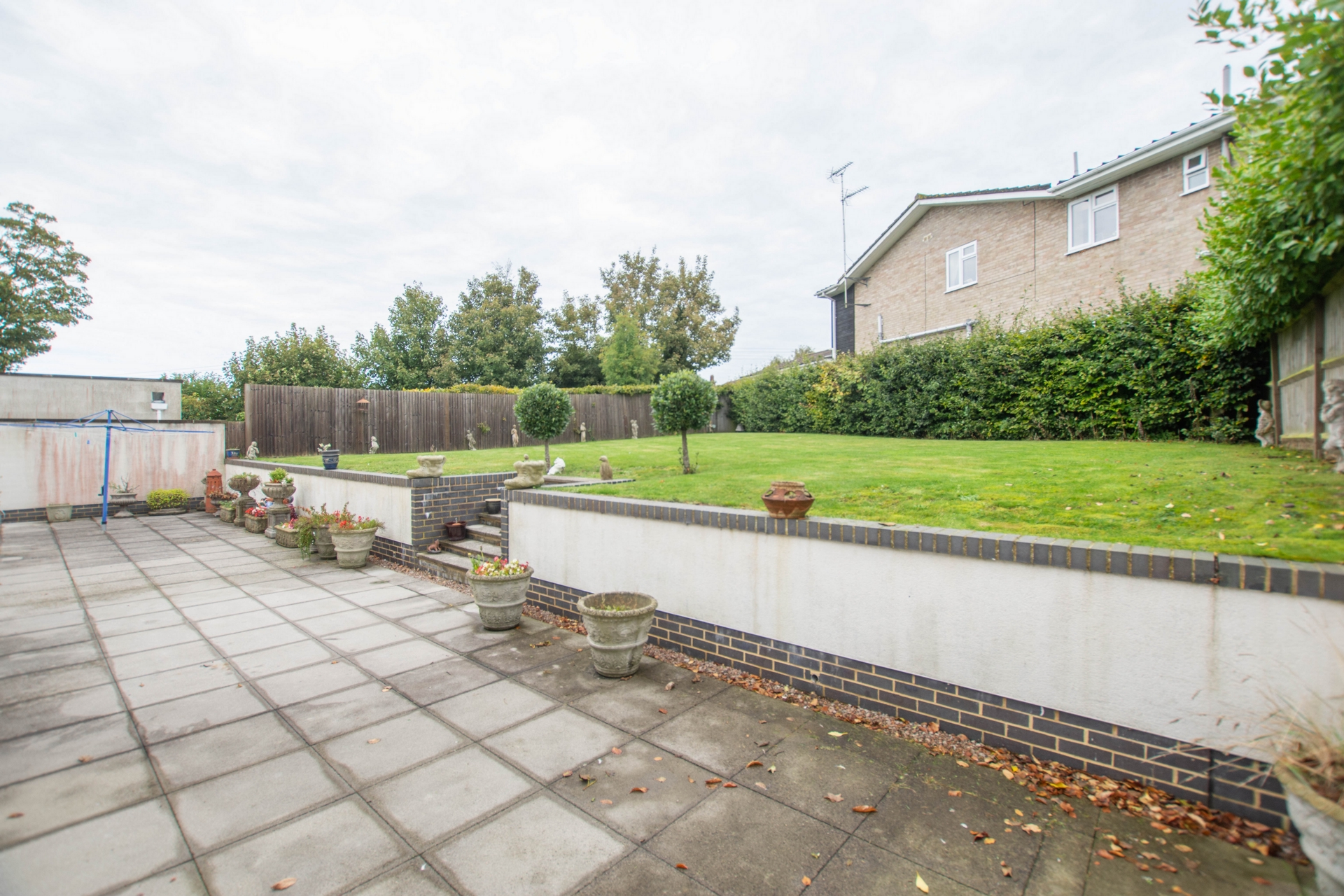 Patio seating area