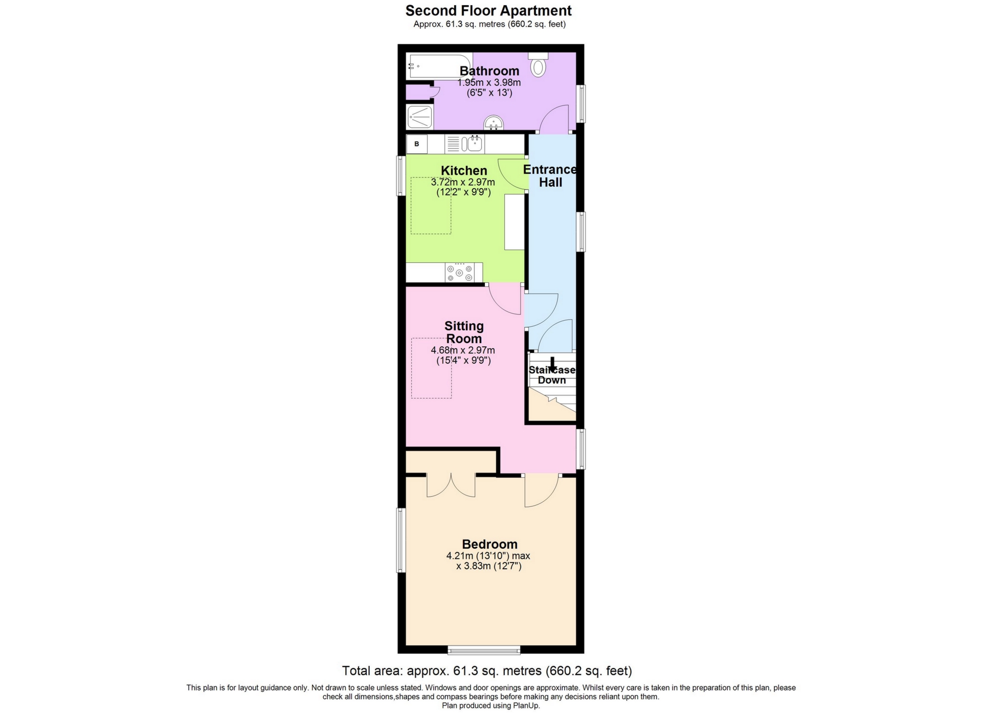 Flat 2 floor plan