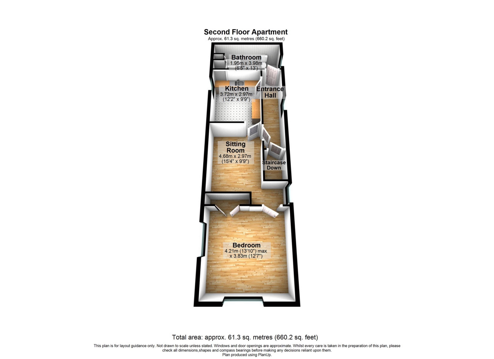 Flat 2 floor plan