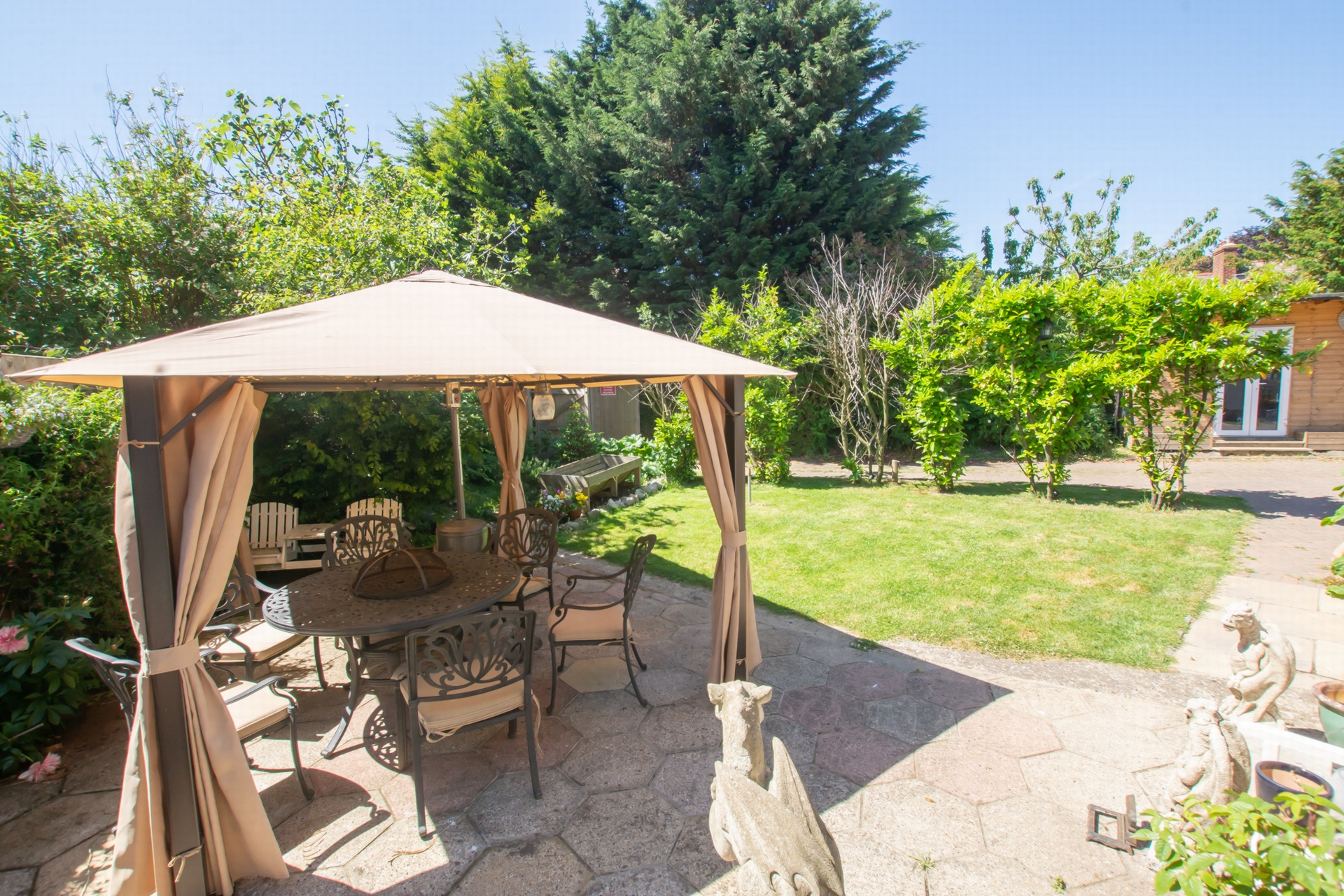 Patio seating area