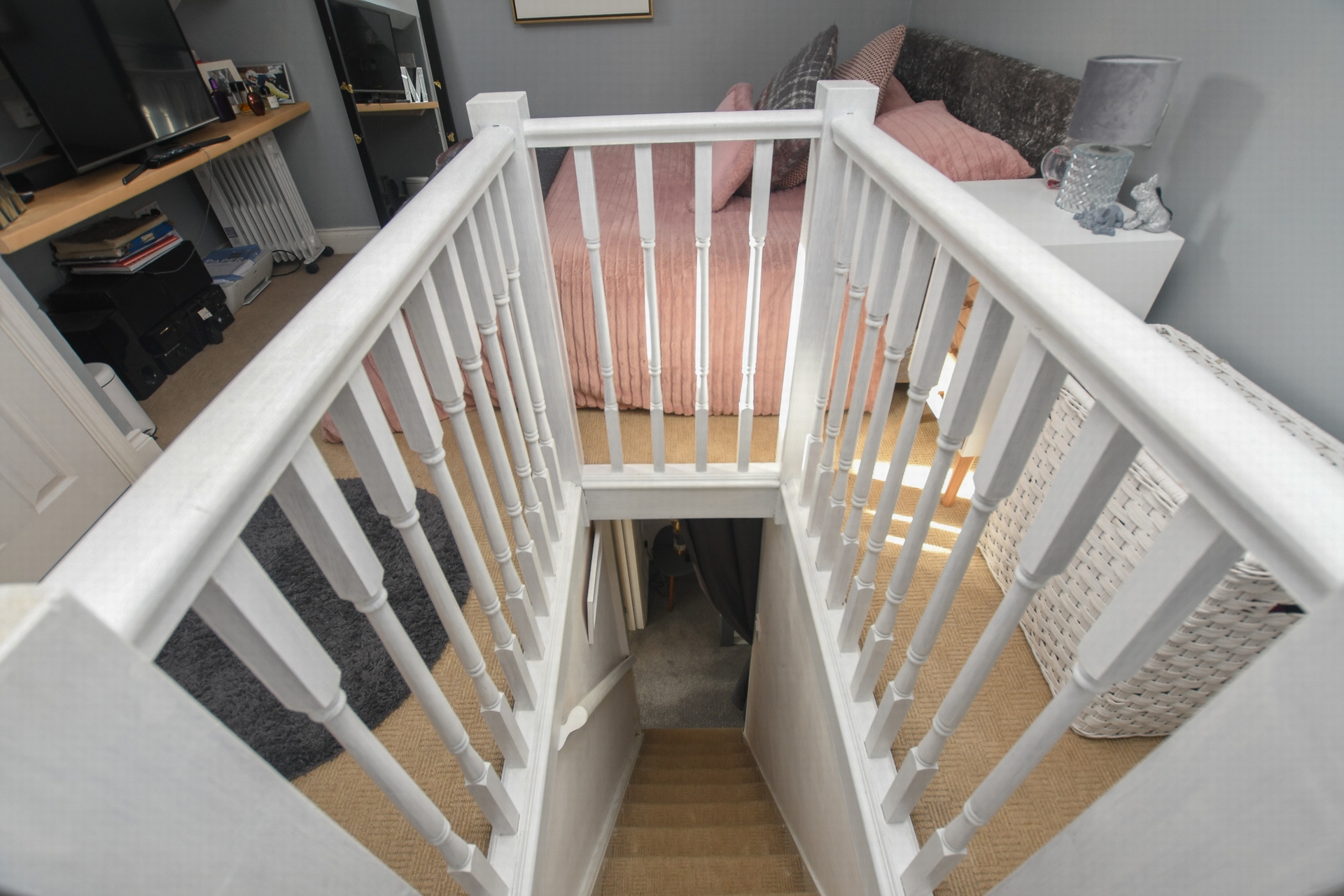 Attic room stairs