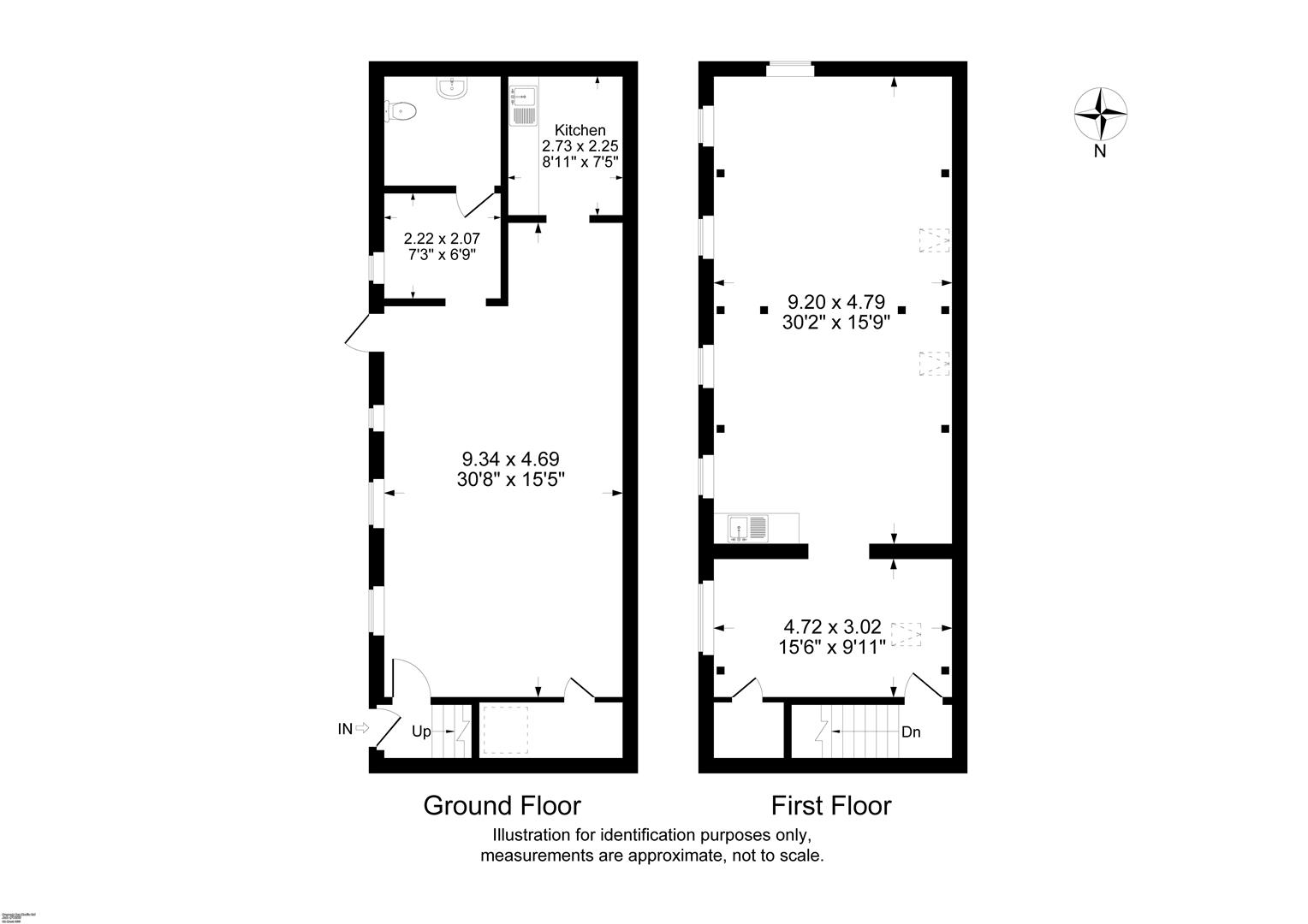 Floor plan 1A Henley Street Stratford-upon-Avon.jp