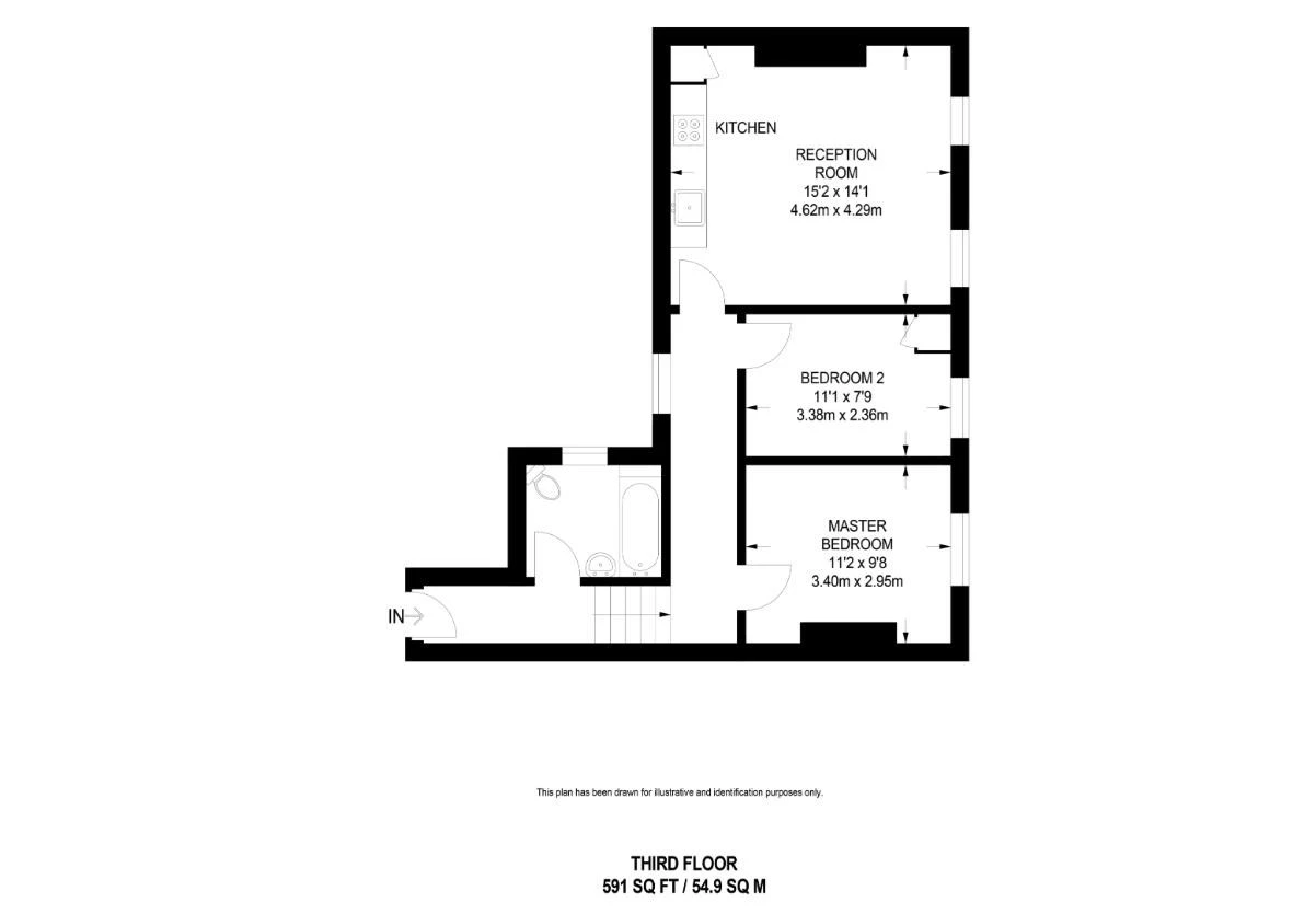 Flat 9, 77a Roman House - Floorplan.png