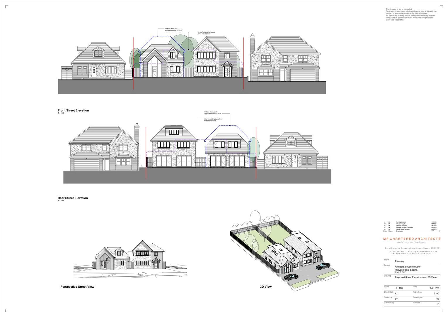 Proposed Street Scene Elevations and 3D.jpg