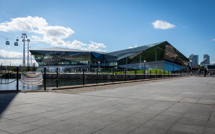 The Crystal in Royal Victoria Dock, Docklands E16