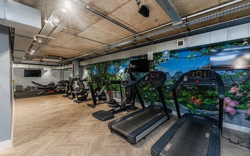 A gymnasium at Fish Island Village, Bow E3