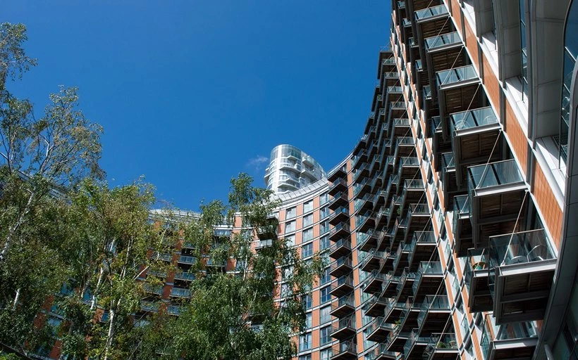 New Providence Wharf's impressive buildings