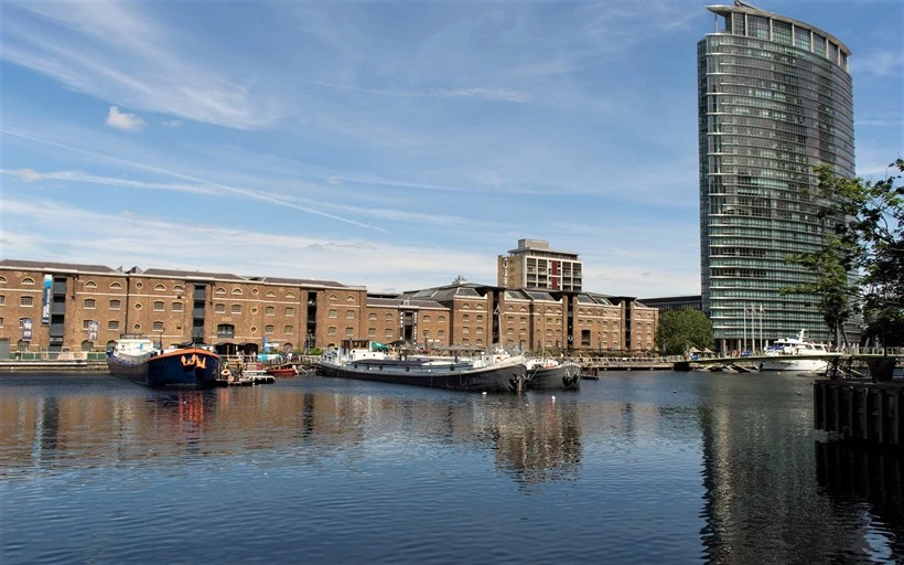 View toward Port East from the opposite side of the dock