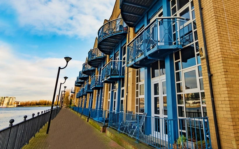 Quay View Apartments is adjacent to the dock